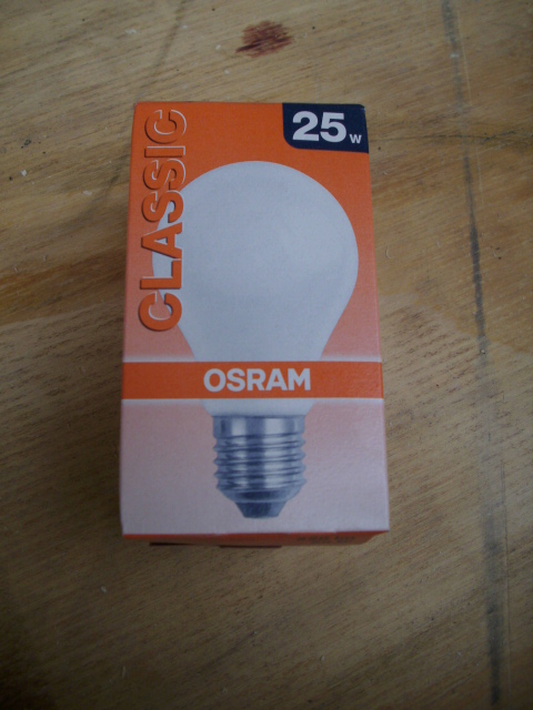 Osram classic e27 25W mat